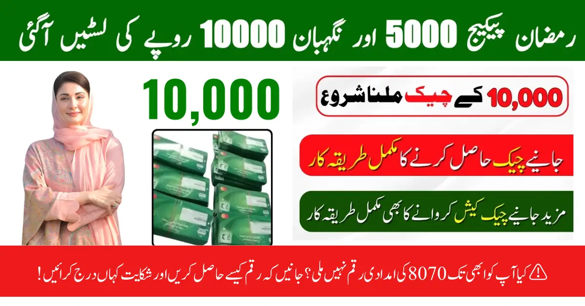 8070 Nigahban Ramzan Package 10000 Payment Process Started Check Details