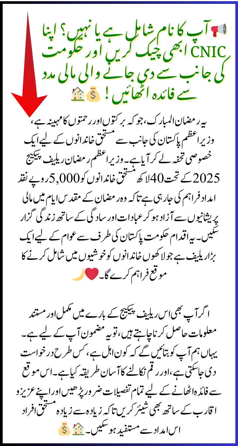 Prime Minister Ramadan Package 5000: Complete Details You Need to Know