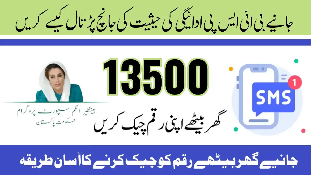 BISP Payment Status Check – Find Out If Your Payment Has Arrived via CNIC