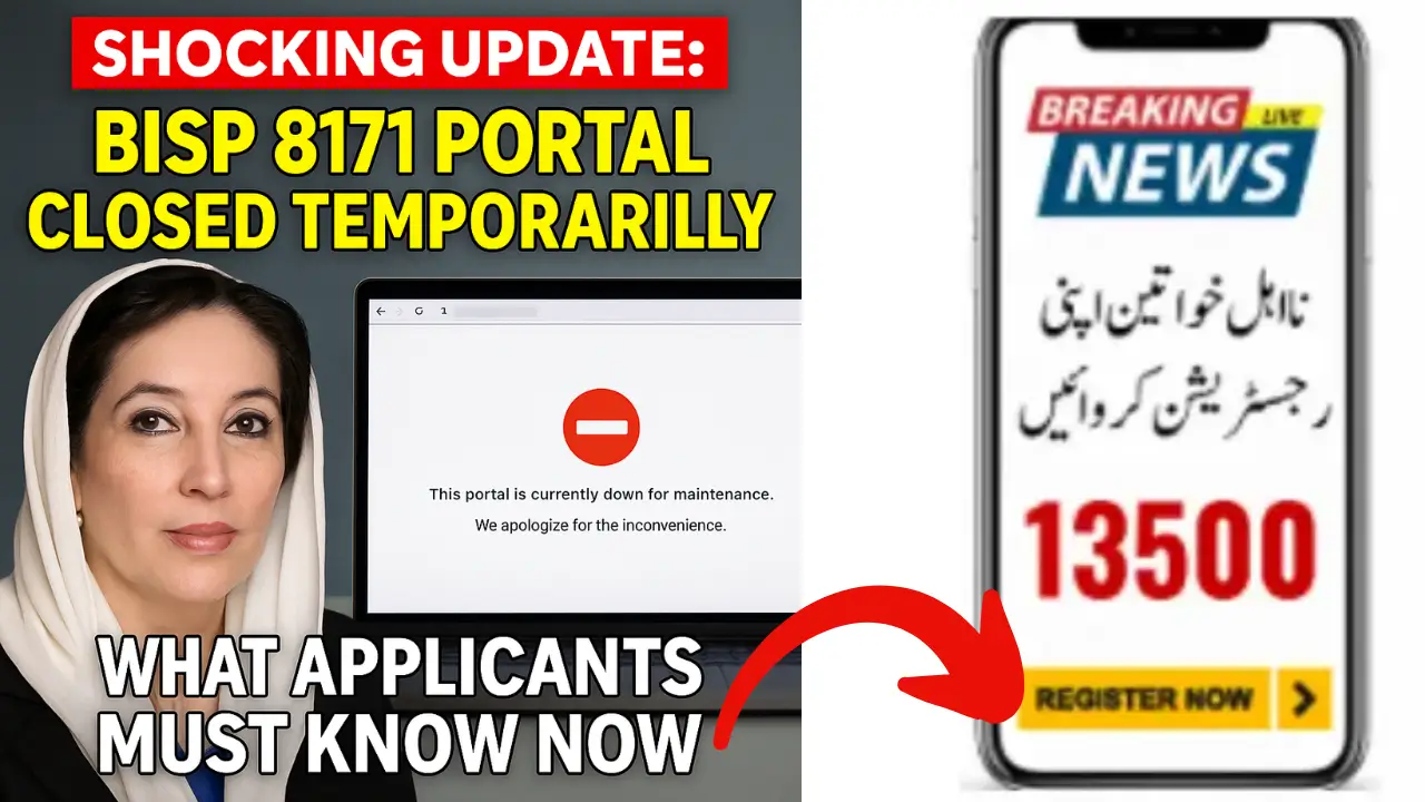 Shocking Update: BISP 8171 Portal Closed Temporarily - What Applicants Must Know Now